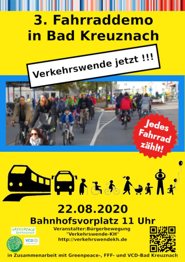 Flyer zur Fahrrad-Demo
